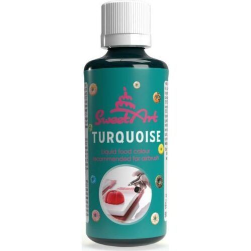 SweetArt airbrush barva tekutá Turquoise (90 ml)