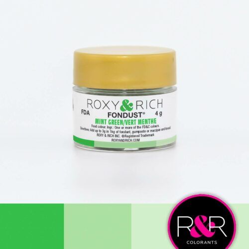 Prachová barva 4g mátově zelená - Roxy and Rich
