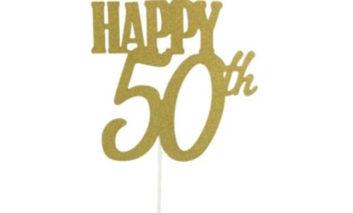 Zápich do dortu šťastných 50 let - Cakesicq
