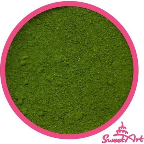 SweetArt jedlá prachová barva Moss Green mechově zelená (2