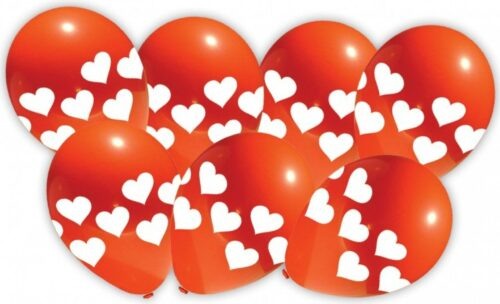 Nafukovací balonky s motrivem Srdce - Alvarak