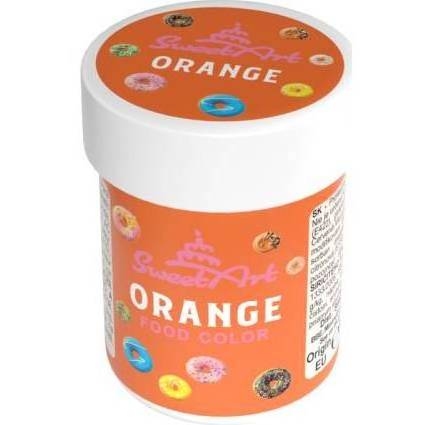 SweetArt gelová barva Orange (30 g) - dortis