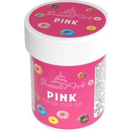 SweetArt gelová barva Pink (30 g) - dortis