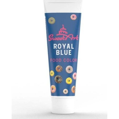 SweetArt gelová barva tuba Royal Blue (30 g) - dortis