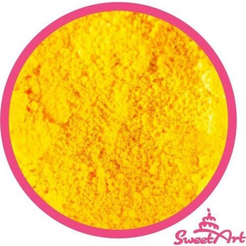 SweetArt jedlá prachová barva Canary Yellow kanárkově žlutá (2