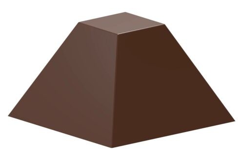 Forma na pralinky pyramida 27x27x17mm - CHOCOLATE WORLD