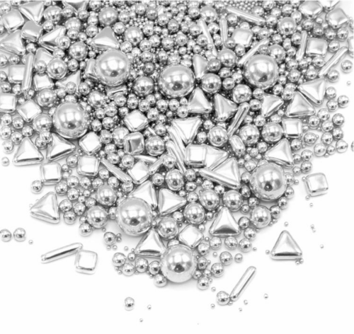 Zdobení stříbrná exploze 190g 2303 - Happy Sprinkles