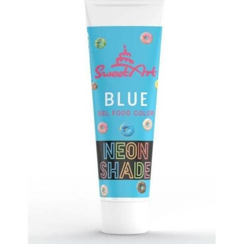 SweetArt gelová barva neonový efekt tuba Blue (30 g) - dortis