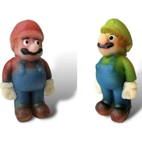 Marcipánová figurka Super Mario a Luigi