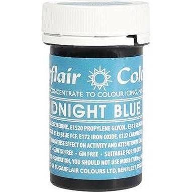 Gelová barva Sugarflair (25 g) Midnight Blue - Sugarflair