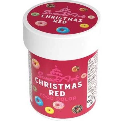 SweetArt gelová barva Christmas Red (30 g)