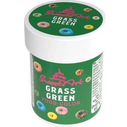 SweetArt gelová barva Grass Green (30 g)