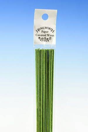 Aranžovací drát zelený 36cm 50ks č.28 - Hamilworth