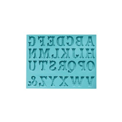 Silikonová formička abeceda Western - Cakesicq