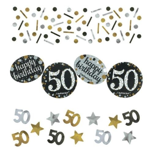 Konfety na párty oslava 50. narozenin - Amscan