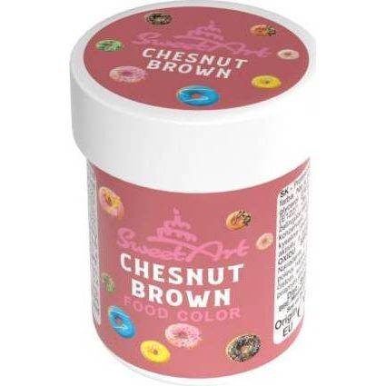 SweetArt gelová barva Chestnust Brown (30 g) - dortis