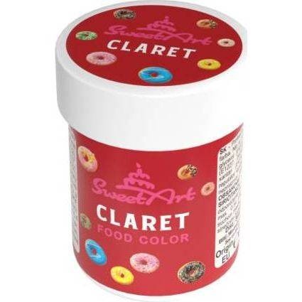 SweetArt gelová barva Claret (30 g) - dortis