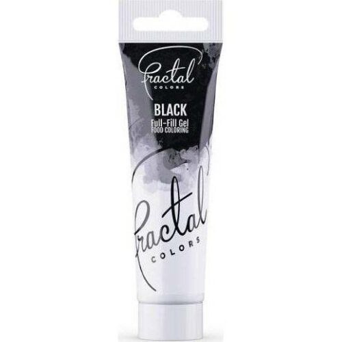 Gelová barva Fractal - Black (30 g) - dortis