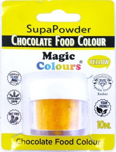 Prášková barva do čokolády Magic Colours (5 g) Choco Yellow - Magic Colours