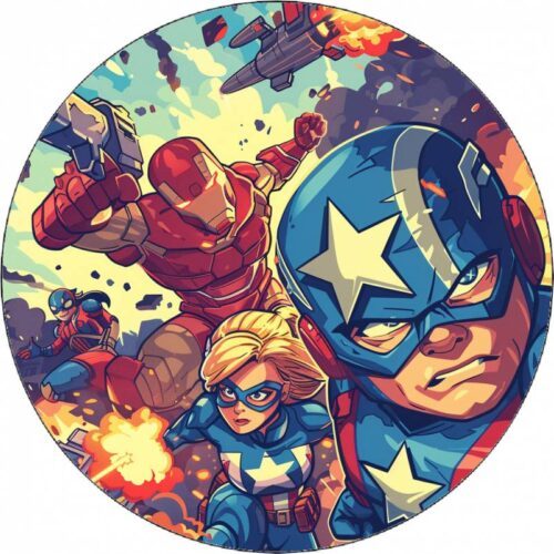 Jedlý papír Avengers hrdinové 19