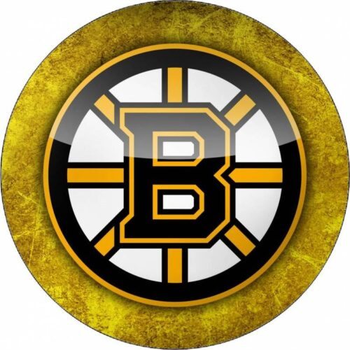 Jedlý papír Boston Bruins logo 19