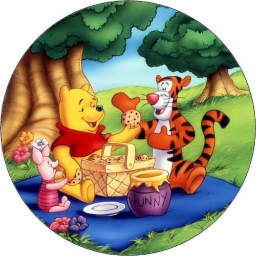 Jedlý papír Medvídek Pú piknik s přáteli 19