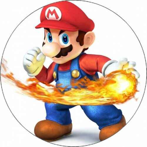 Jedlý papír Super Mario a ohnivá koule 19