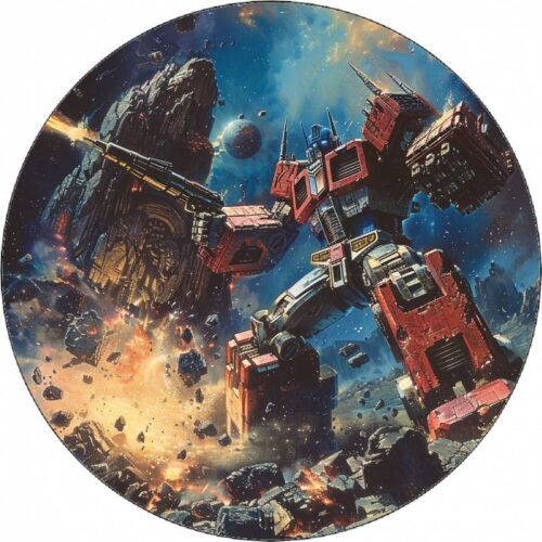 Jedlý papír Transformers Optimus a Megatron 19