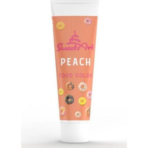 SweetArt gelová barva tuba Peach (30 g) - dortis