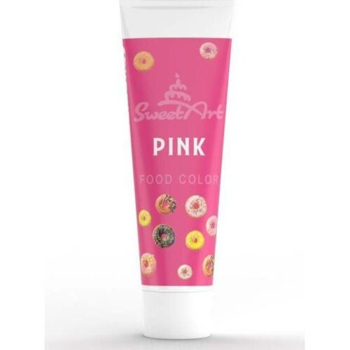 SweetArt gelová barva tuba Pink (30 g) - dortis
