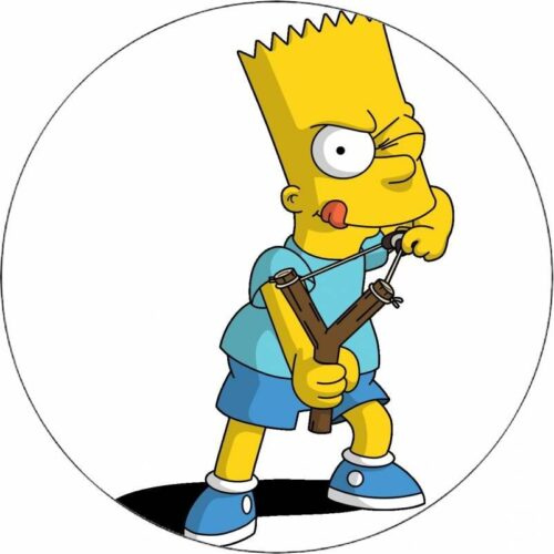 Jedlý papír Bart Simpson s prakem 19