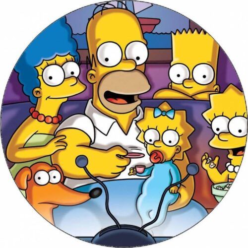 Jedlý papír Simpsonovi na gauči 19