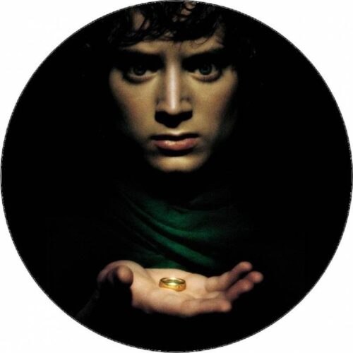 Jedlý papír Pán prstenů Frodo na černém pozadí 19