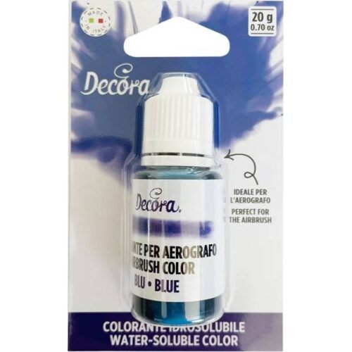 Airbrush barva tekutá blue 20g - Decora