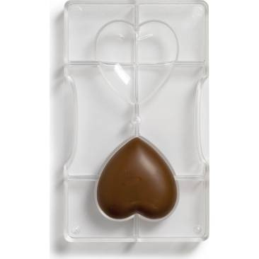 Forma na čokoládu srdce 6